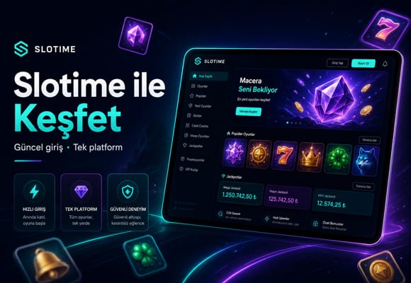 Slotime online oyun platformu ekran görüntüsü